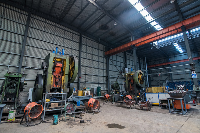 邓州网架配件-锥头加工车间